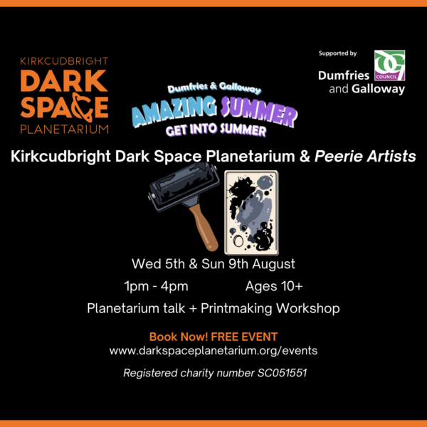 Peerie Artists Science Printmaking & Planetarium live show